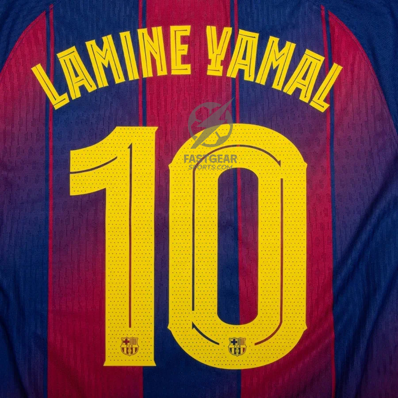 Barcelona Lamine Yamal 10 Home Authentic Player 2025/26 Dri-Fit ADV Match