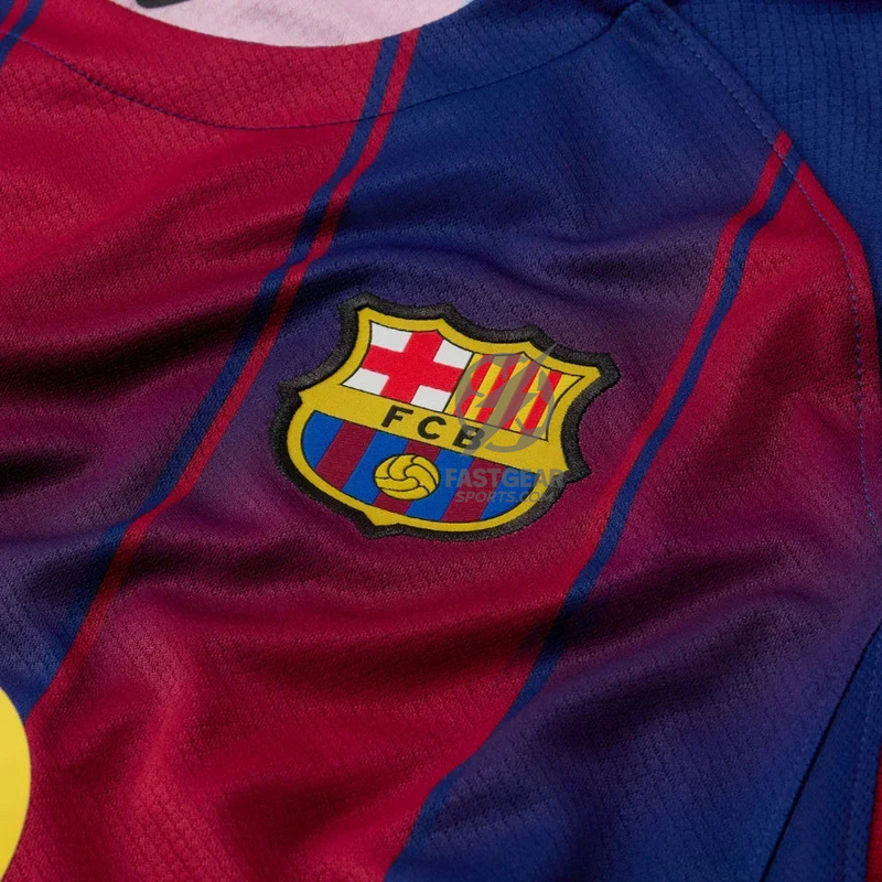 Barcelona Lamine Yamal 10 Home Fan Jersey 2025/26 - La Liga Patch