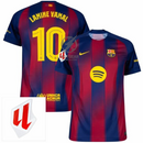 Barcelona Lamine Yamal 10 Home Fan Jersey 2025/26 - La Liga Patch