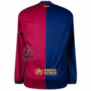Barcelona Long Sleeve Home Fan Jersey 2024/25