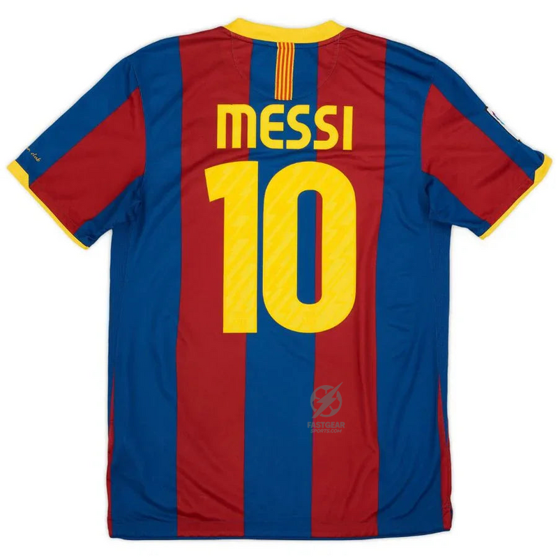 Barcelona Messi #10 Home Retro Jersey 2010/11