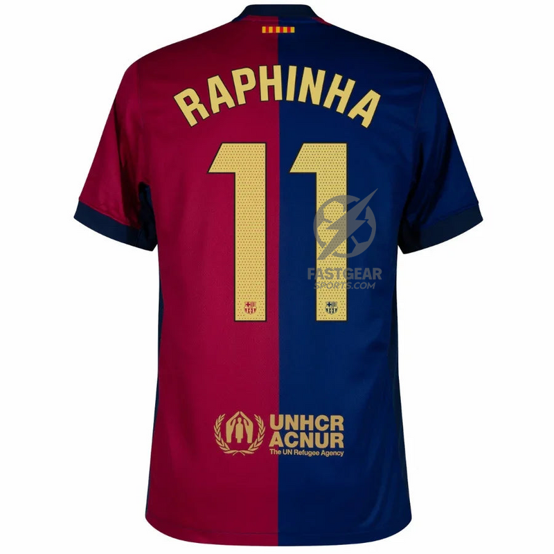 Barcelona Raphinha 11 Home Fan Jersey 2024/25