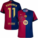 Barcelona Raphinha 11 Home Fan Jersey 2024/25