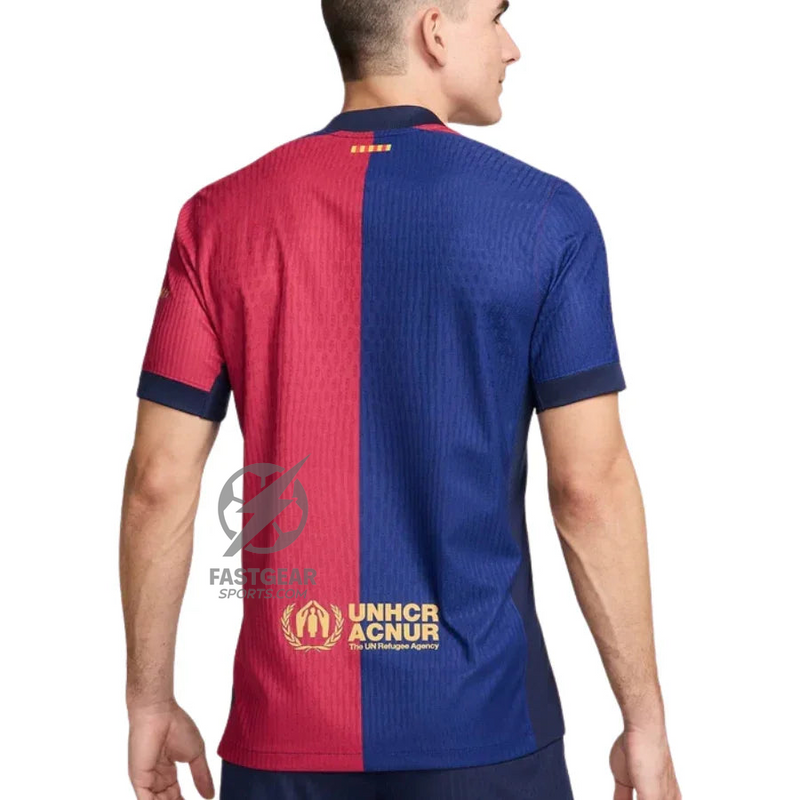 Barcelona Travis Scott Home Fan Jersey 2025/26  Spotify and FC Barcelona Collab With Travis Scott on a Special Cactus Jack Champions League Patch