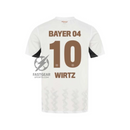 Bayer 04 Leverkusen Away Fan Jersey 2024/25 Patches UCL UEFA Foundation (Official Printing)