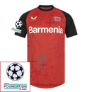 Bayer 04 Leverkusen Home Fan Jersey 2024/25 Patches UCL UEFA Foundation (Official Printing)