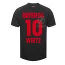 Bayer 04 Leverkusen Wirtz 10 Home Fan Jersey 2023/24 Patches UCL UEFA Foundation (Official Printing)