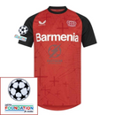 Bayer 04 Leverkusen Wirtz 10 Home Fan Jersey 2024/25 Patches UCL UEFA Foundation (Official Printing)