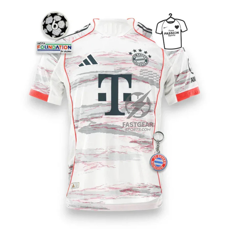 Bayern Munchen Away Fan Jersey 2025/26  Champions League Patch