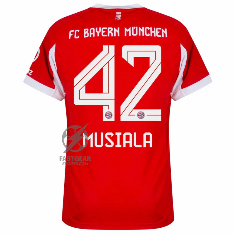 Bayern Munich Home Musiala 42 Fan Jersey 2025/26