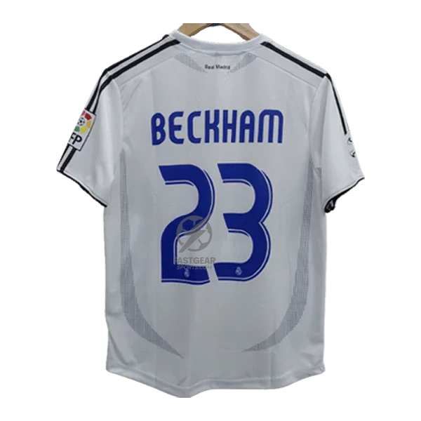 Beckham 2006-07 Real Madrid Home Jersey  Retro Collection