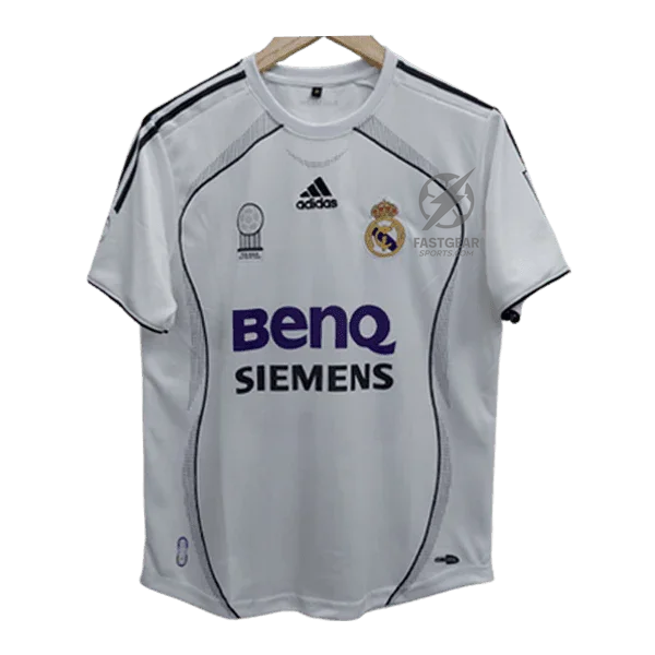 Beckham 2006-07 Real Madrid Home Jersey  Retro Collection