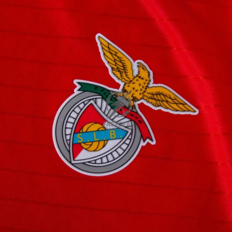 Benfica Home Fan Jersey 2024/25 Patches UCL UEFA Foundation (Official Printing)