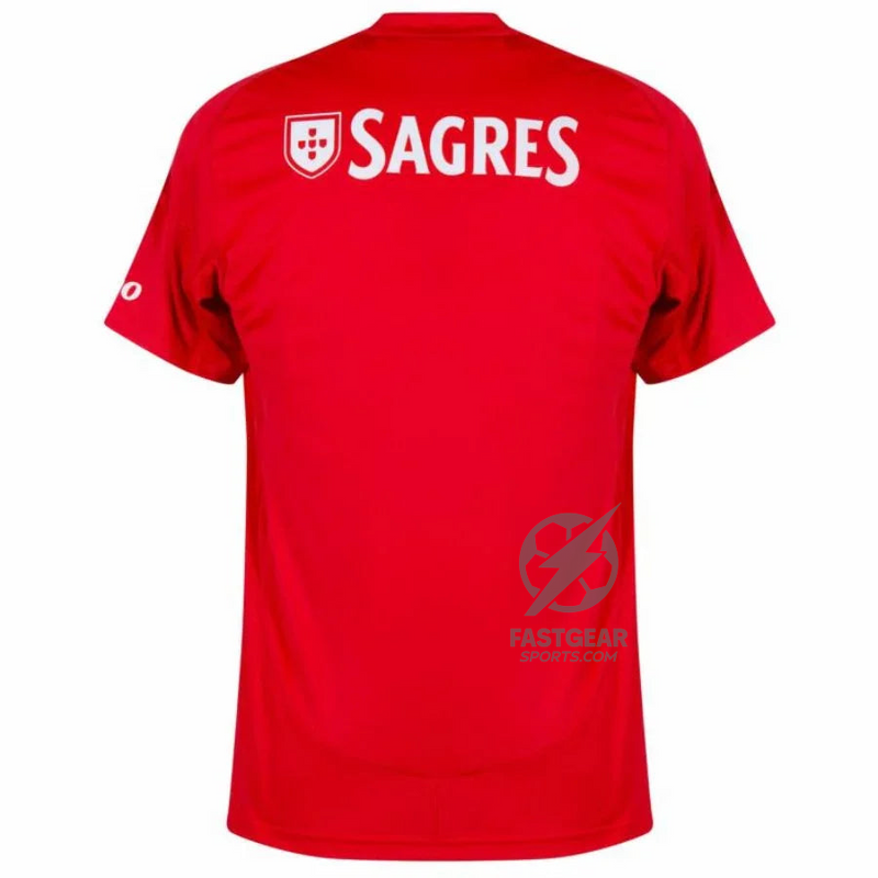 Benfica Home Fan Jersey 2024/25 Patches UCL UEFA Foundation (Official Printing)