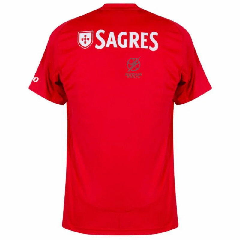 Benfica Home Fan Jersey 2024/25 Patches UCL UEFA Foundation (Official Printing)