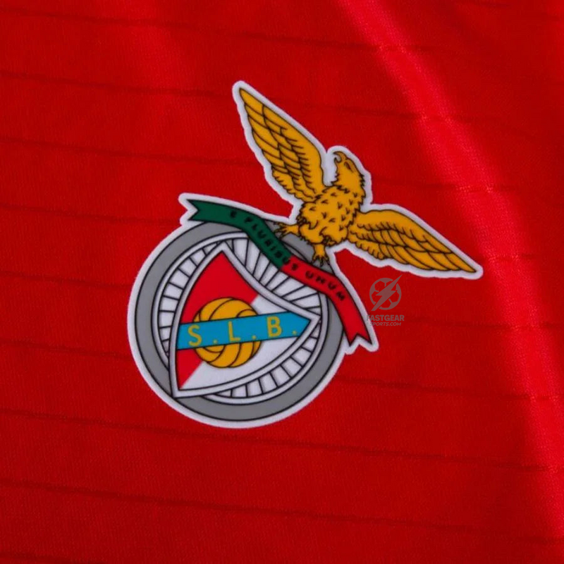 Benfica Home Fan Jersey 2024/25 Patches UCL UEFA Foundation (Official Printing)