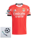 Benfica Home Fan Jersey 2025/26 Patches UCL + 10th Anniversary UEFA.