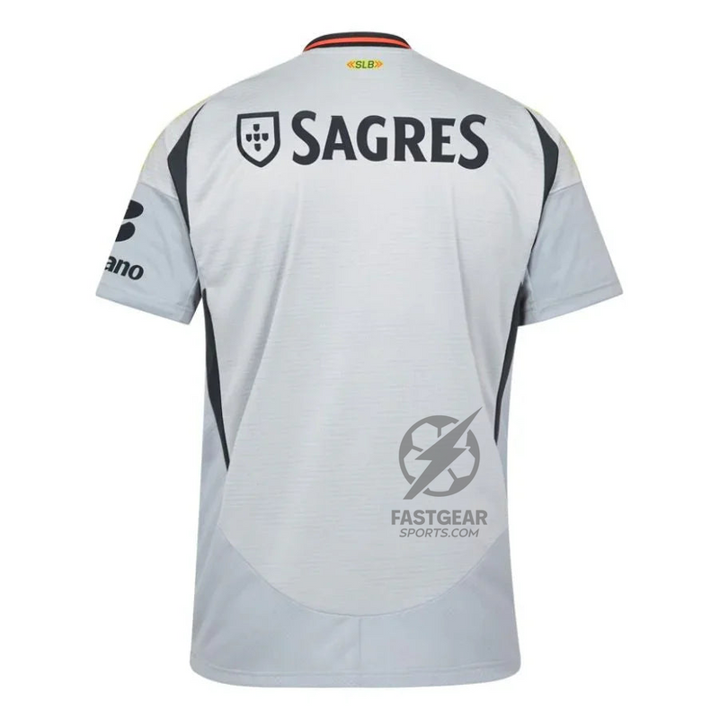 Benfica Third Fan Jersey 2024/25 Patches UCL UEFA Foundation (Official Printing)