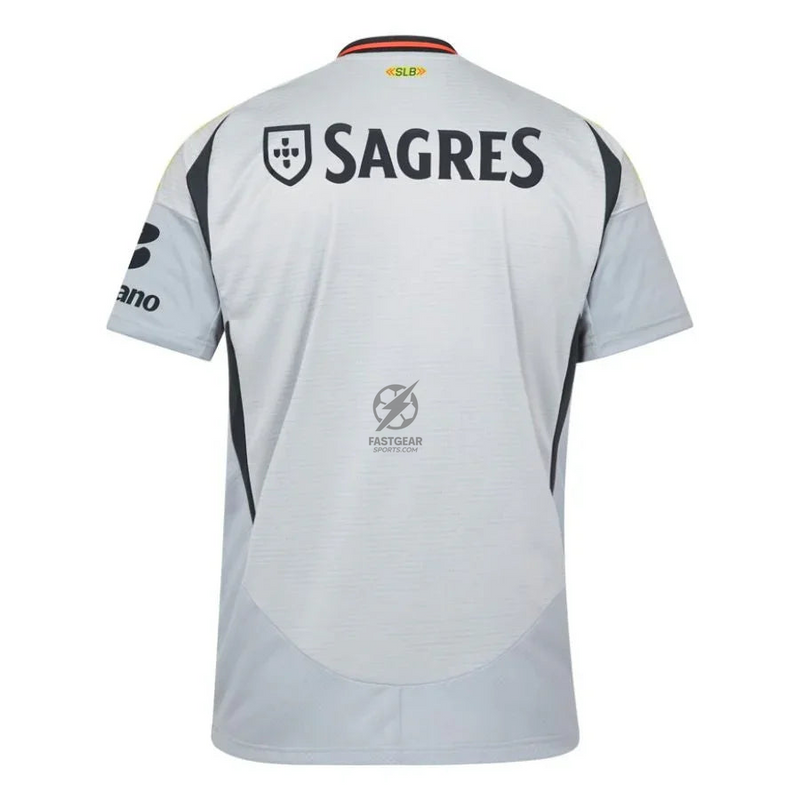 Benfica Third Fan Jersey 2024/25 Patches UCL UEFA Foundation (Official Printing)