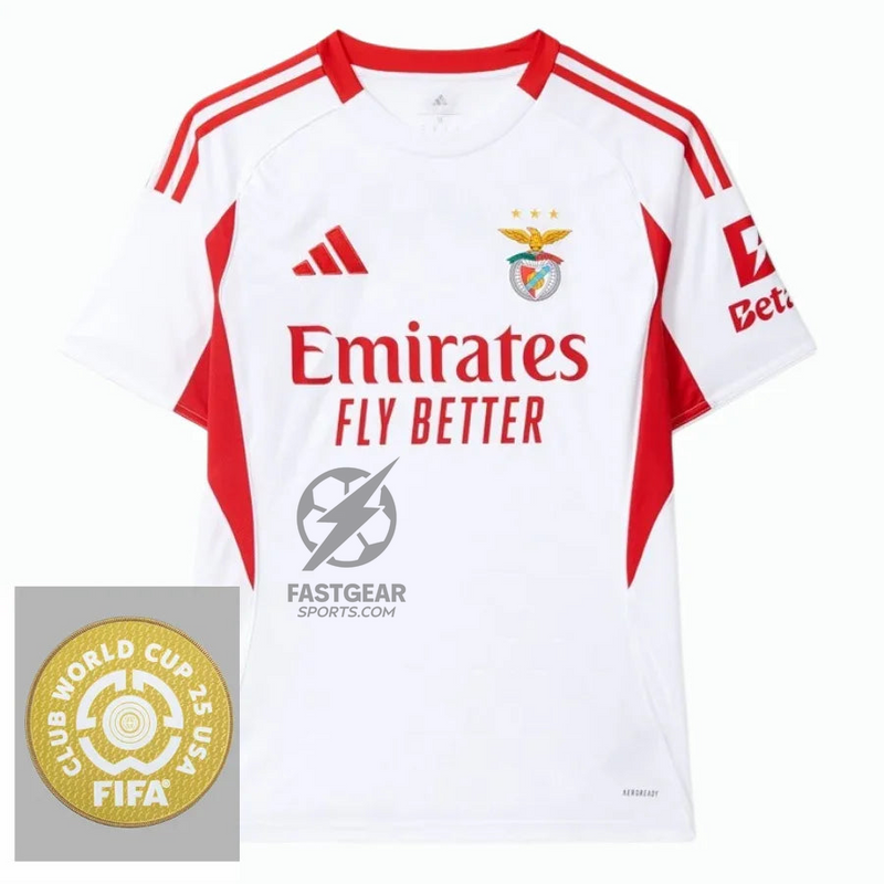 Benfica Third Fan Jersey 2025/26 Patch Club World Cup