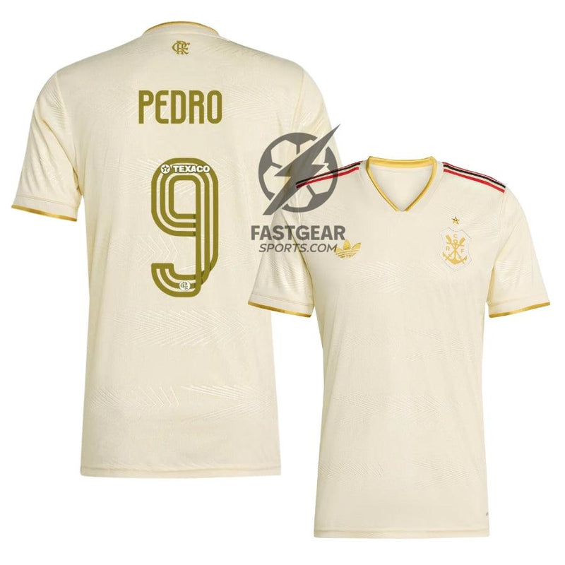 Flamengo Third Pedro 9 Fan Jersey 2025/26 Official Printing