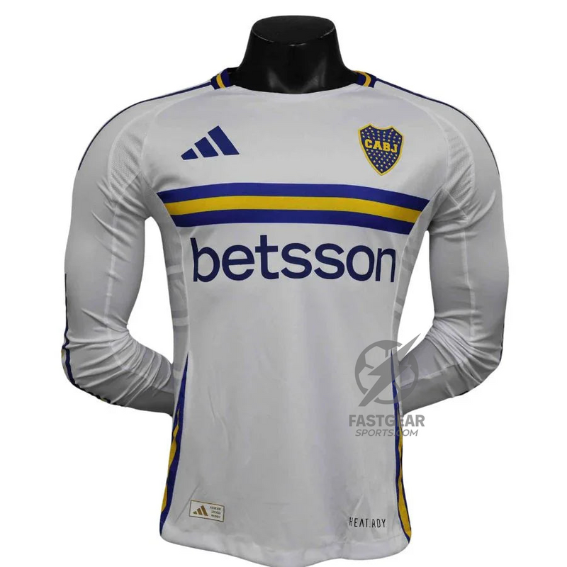 Boca Juniors Away Long Sleeve Authentic Player 2024/25
