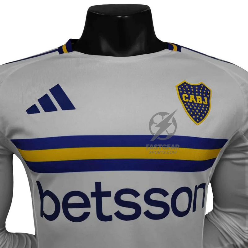 Boca Juniors Away Long Sleeve Authentic Player 2024/25