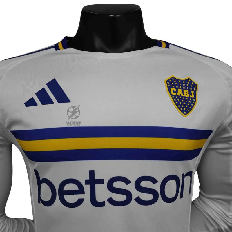 Boca Juniors Away Long Sleeve Authentic Player 2024/25