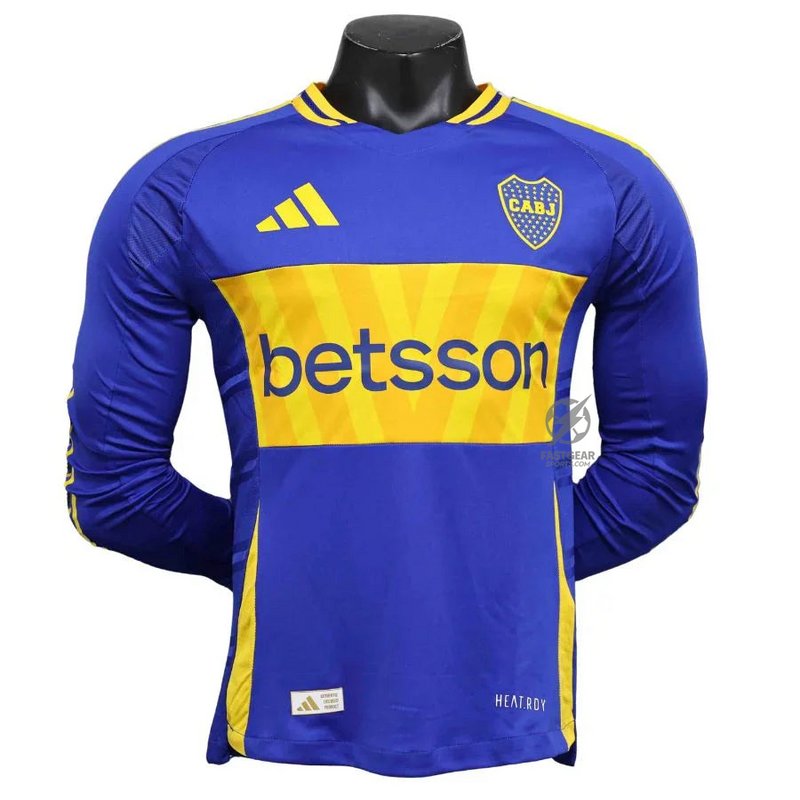 Boca Juniors Home Long Sleeve Authentic Player 2024/25