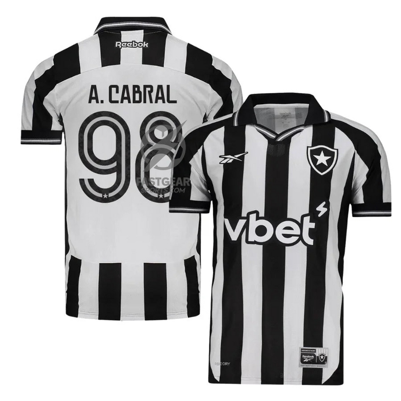 Botafogo A.Cabral 98 Home Fan Jersey 2025/26