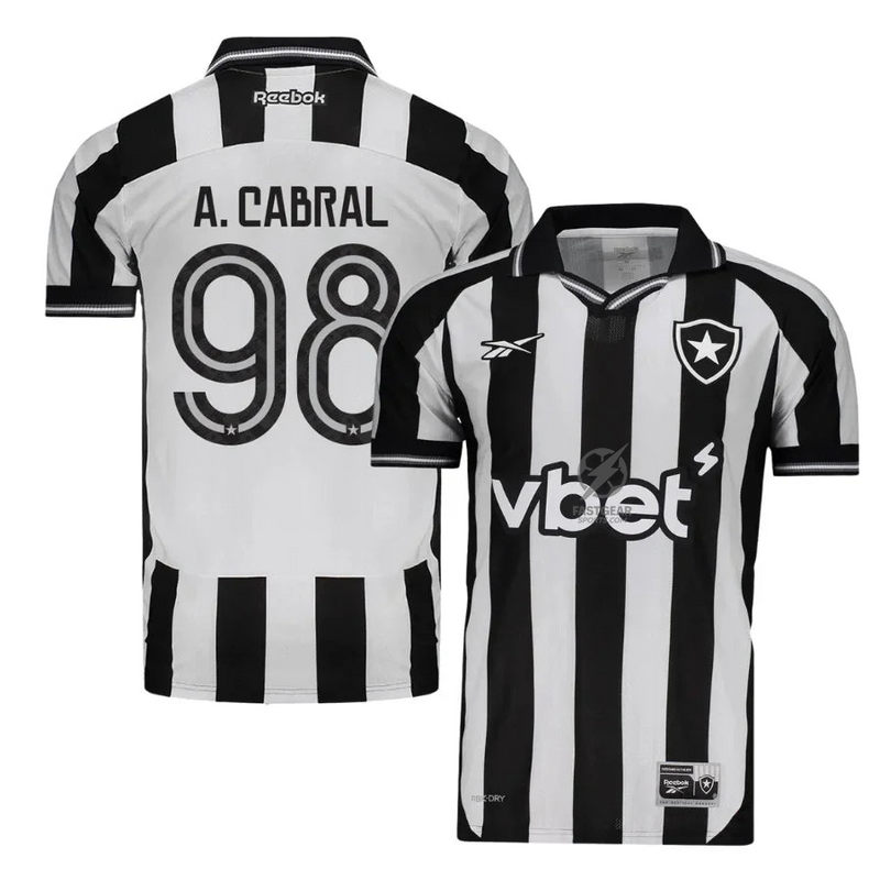 Botafogo A.Cabral 98 Home Fan Jersey 2025/26