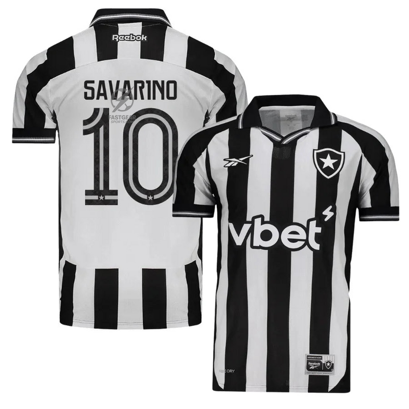 Botafogo Savarino 10 Home Fan Jersey 2025/26