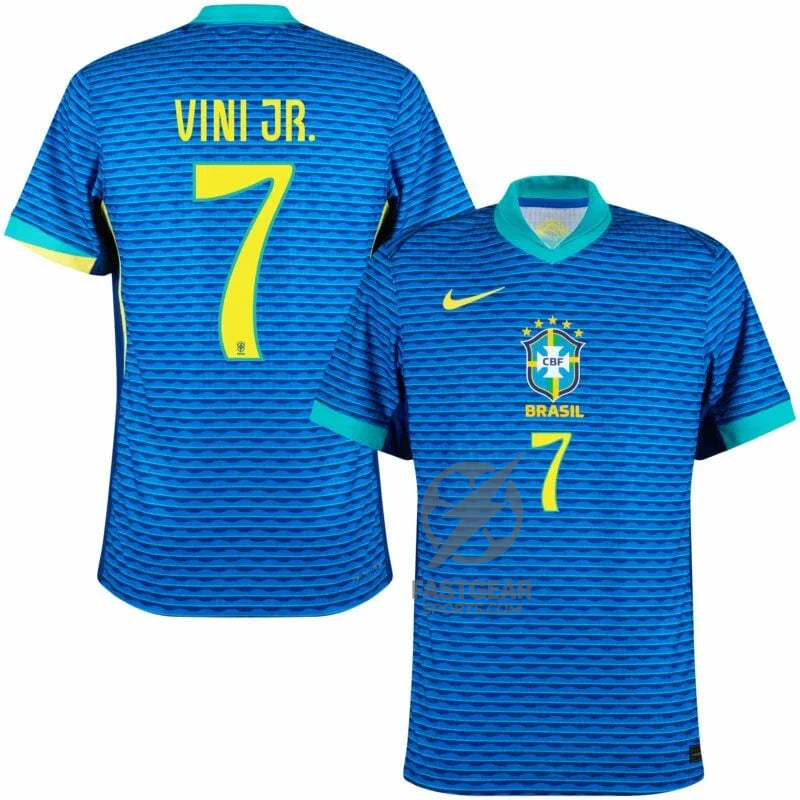 Brazil Away Fan Jersey 2024/25 Vini Jr. 7