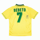 Brazil Home Bebeto 7 Retro Jersey 1994
