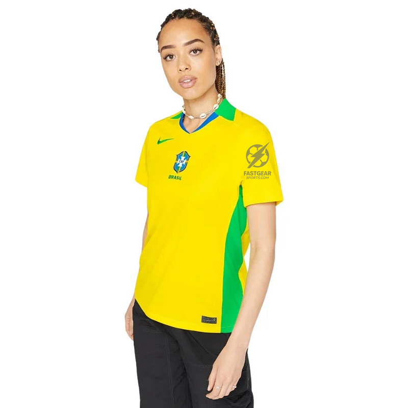 Brazil Home Fan Jersey 2025/26 Women's