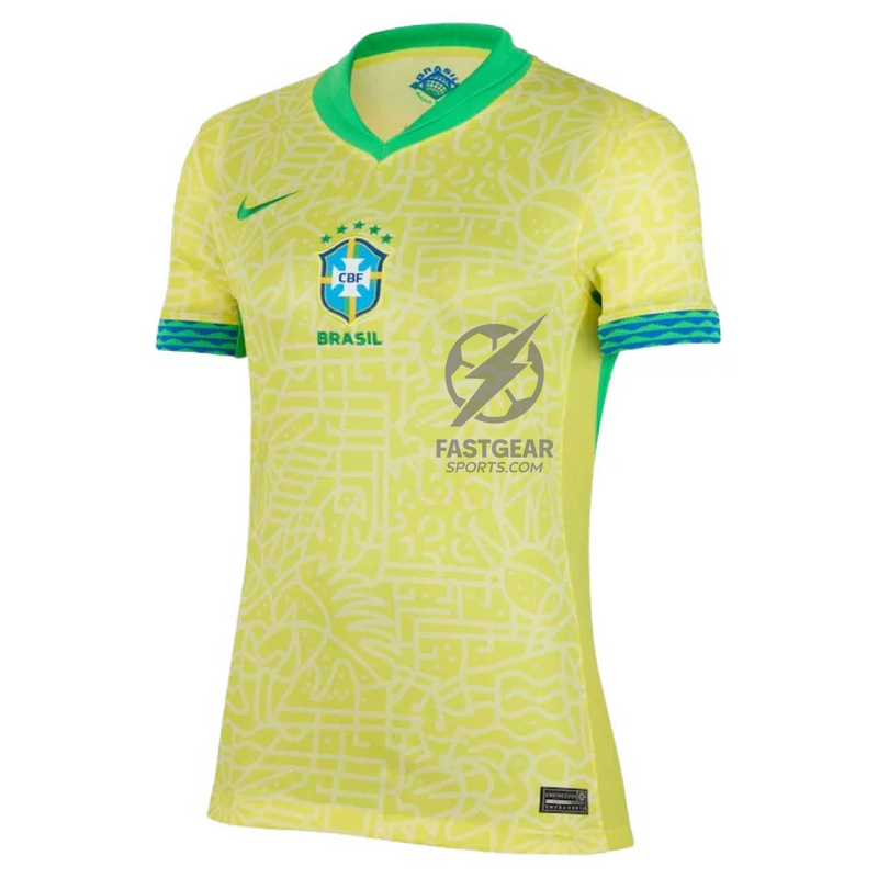 Brazil Home Fan Jersey Women's 2024/25
