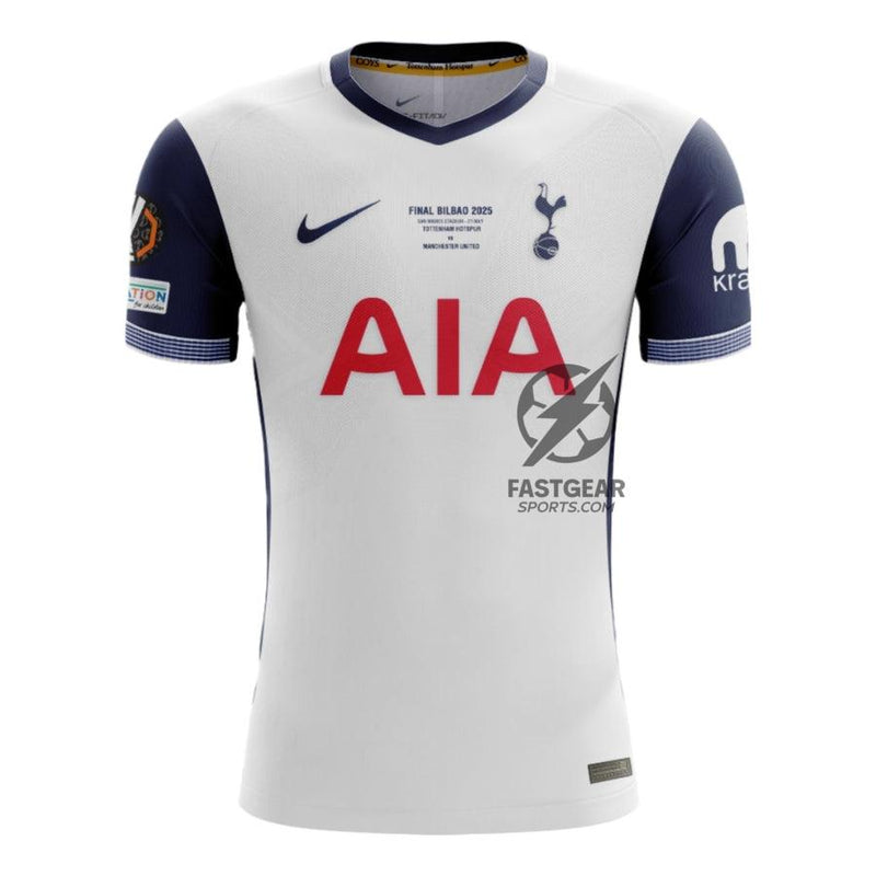 Tottenham Home Fan Jersey 2024/25 Patchs Europa League