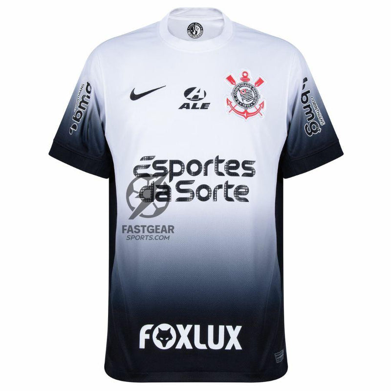Corinthians Yuri Alberto 9 Home Fan Jersey 2024/25 Full Sponsor (Official Printing)