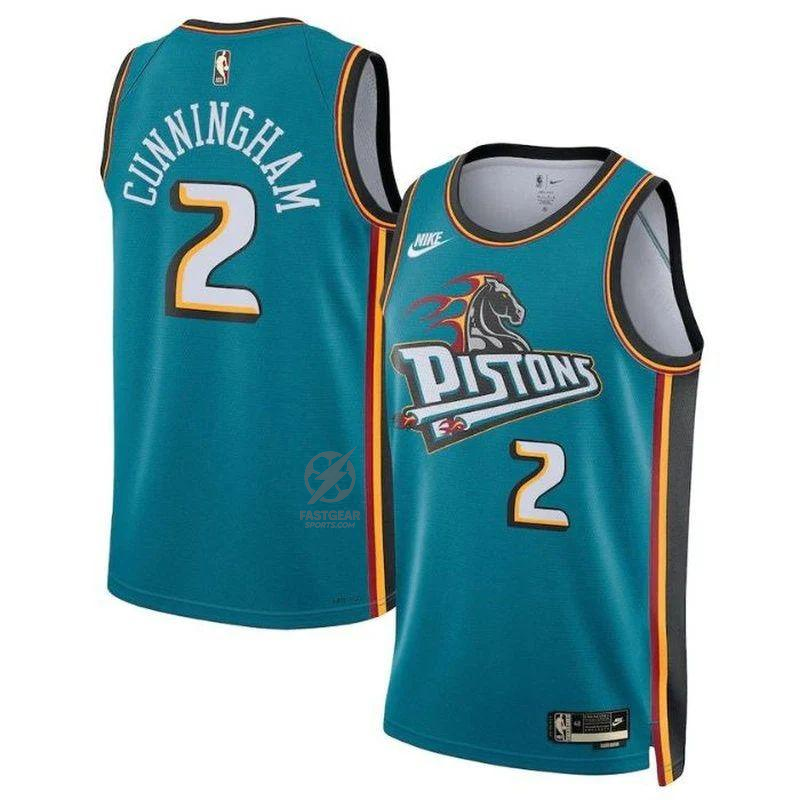 Cade Cunningham Detroit Pistons Unisex 2023 NBA Jersey Teal - Classic Edition
