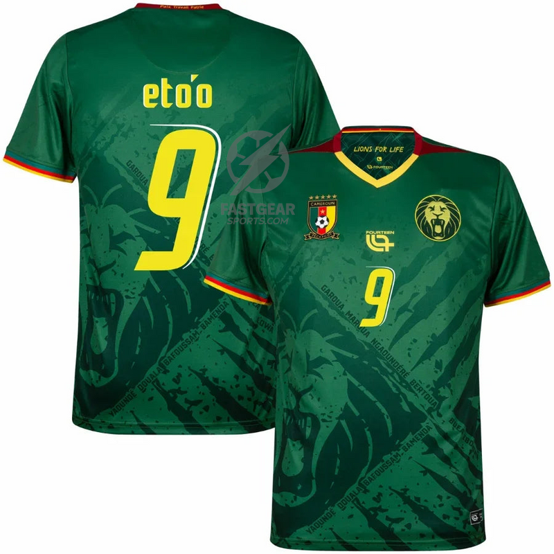 Cameroon Home Eto'o 9 Fan Jersey 2025/26