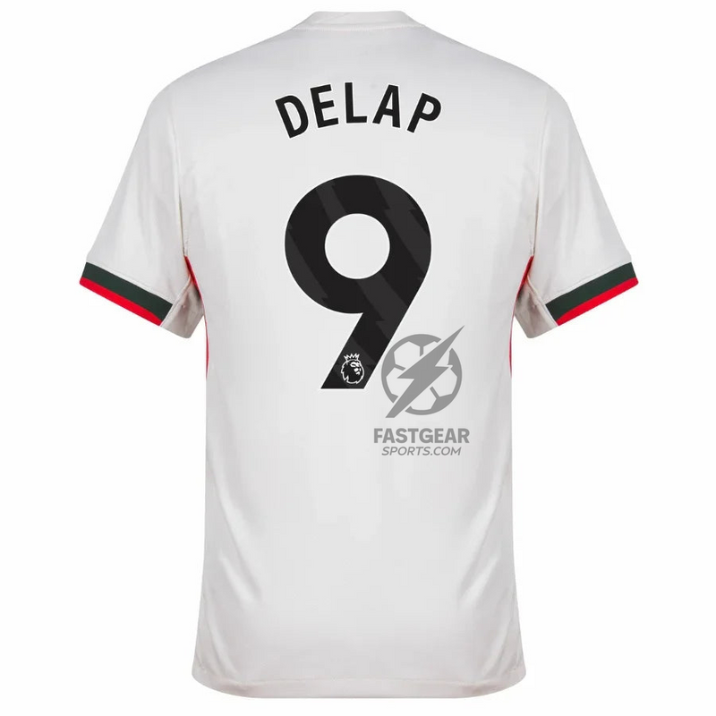 Chelsea Delap 9 Away Fan Jersey 2025/26