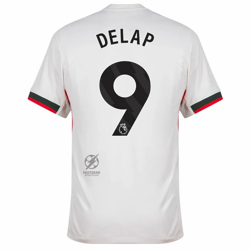 Chelsea Delap 9 Away Fan Jersey 2025/26