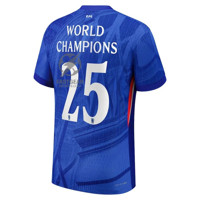 Chelsea Home Authentic Player 2025/26 Dri-Fit ADV Match - Patchs World Champions 25 chest badge