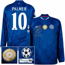 Chelsea Home Long Sleeve Fan Jersey 2025/26 - Patchs Club World Cup UCL UEFA (Official Printing)
