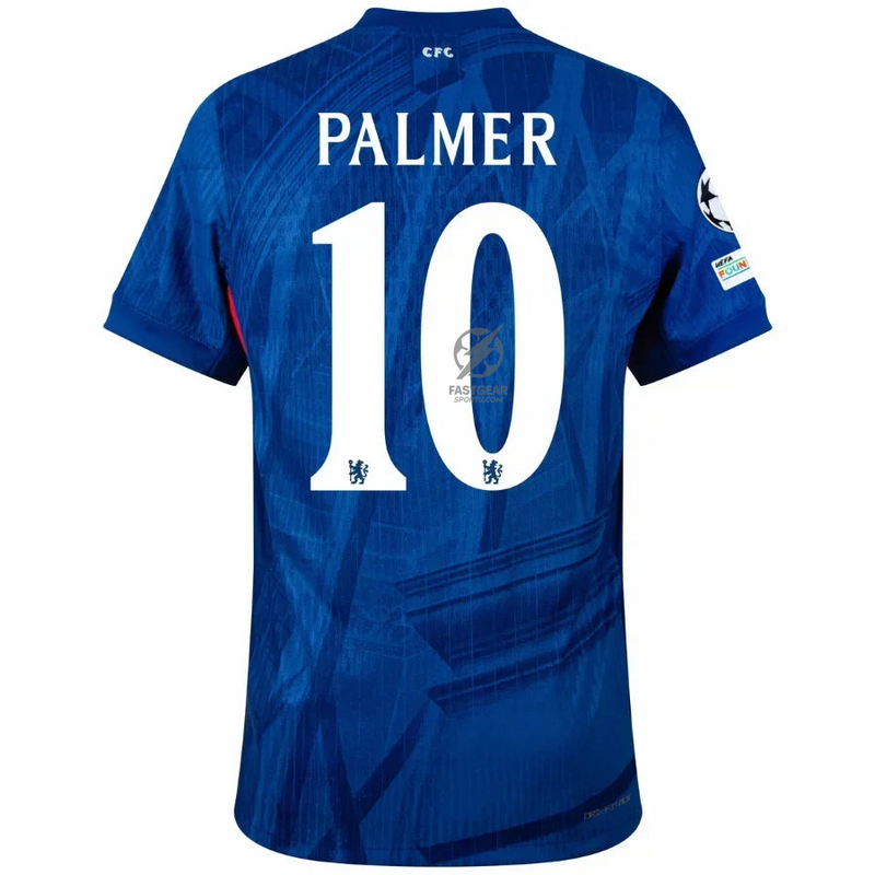 Chelsea Home Palmer 10 Authentic Player 2025/26 - Patchs Club World Cup UCL UEFA (Official Printing)
