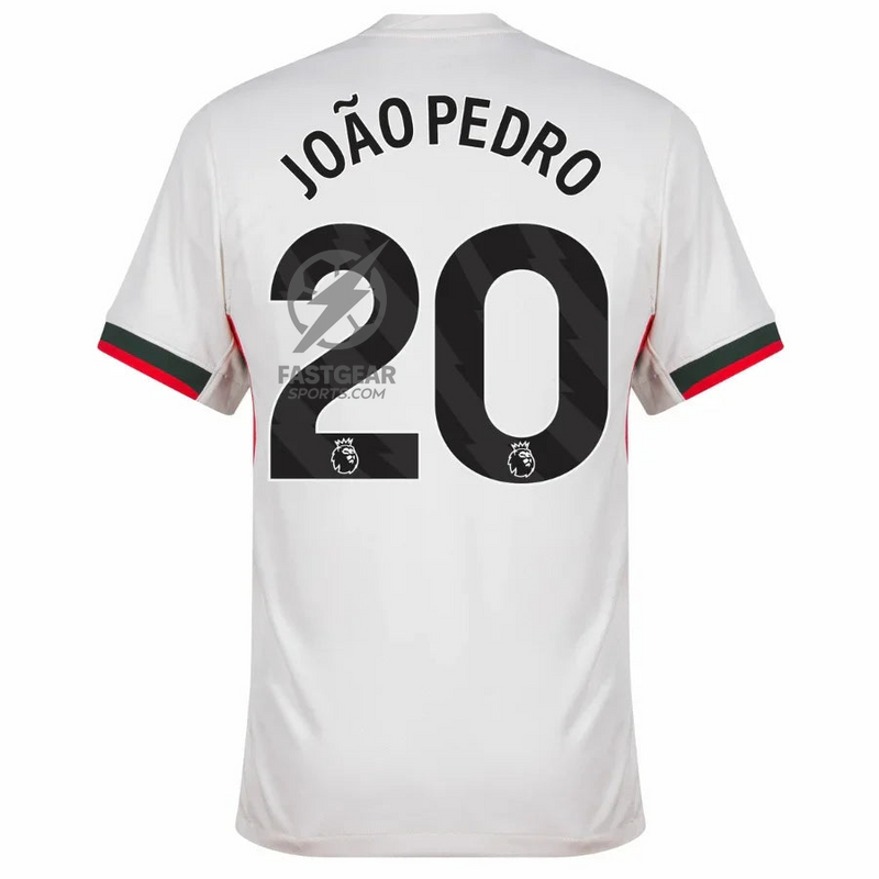 Chelsea Joao Pedro 20 Away Fan Jersey 2025/26