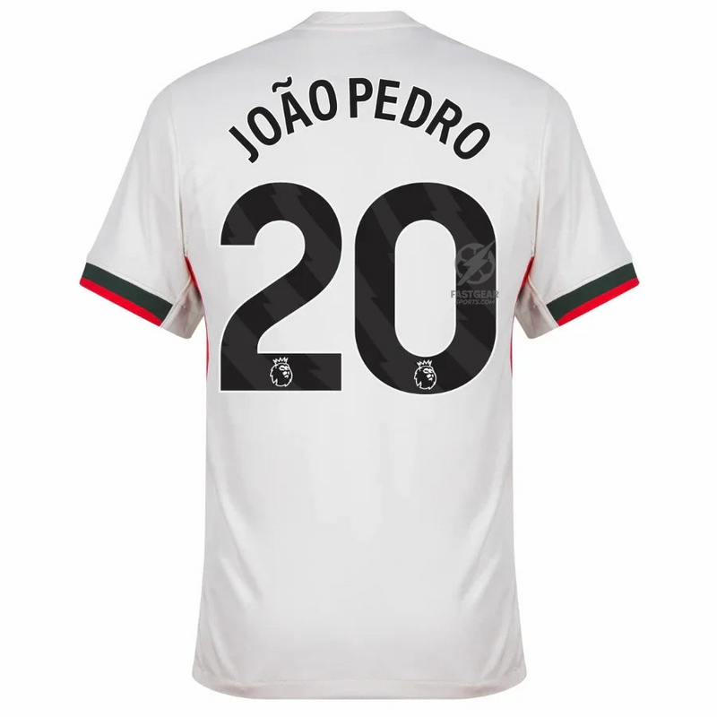 Chelsea Joao Pedro 20 Away Fan Jersey 2025/26