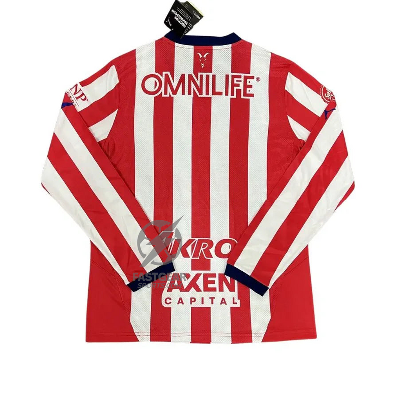 Chivas de Guadalajara Home Long Sleeve Fan Jersey 2024/25