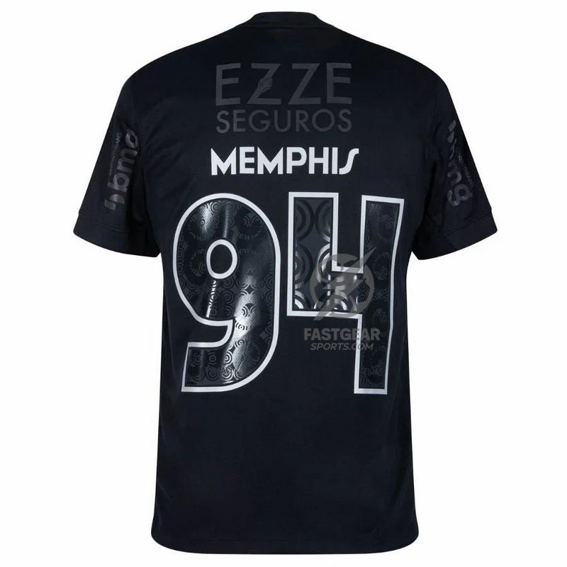 Corinthians Away Fan Jersey 2024/25 Full Sponsor (Official Printing)