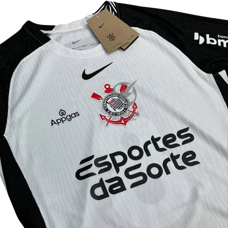 Corinthians Home AUTHENTIC PLAYER  2025/26 Full Sponsor (Official Printing)
